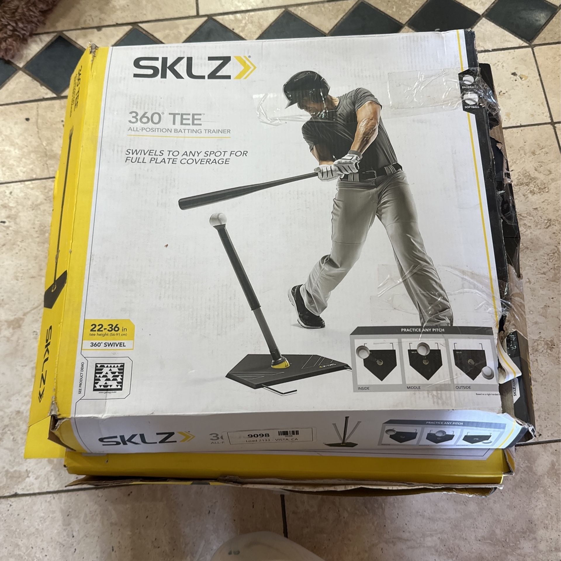 SKLZ 360 TEE All Position Batting Trainer 22-36 In Tee Height