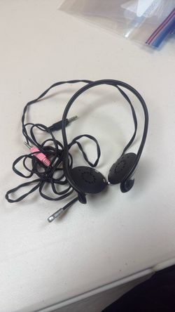 Black Wired Behind-the-Neck Headphones