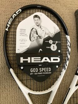New Head Geo Speed 4 3/8 tennis racquets