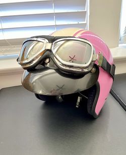 Pink Scooter Helmet