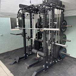 All In One Squat Rack, Functional Trainer, Smith Machine