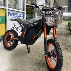 Tuttio Brand New 40MPH Electric Dirt Bike! Christmas Financing Deal! $10 To $100 Down Payment!