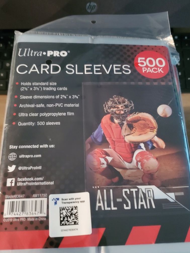 Ultra Pro 500 Pack of Card Sleeves Standard