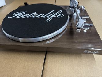 Turntables Belt-Drive Record Player with Wireless Output Connectivity, Vinyl Player Support 33&45 RPM Speed Phono Line USB Digital to PC Recording wit