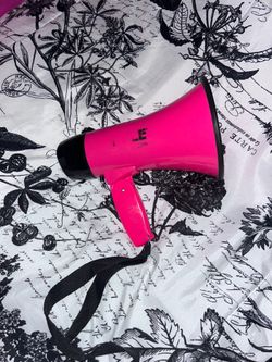 Pink megaphone