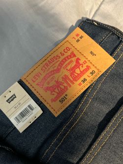 Original 501 jeans navy blue