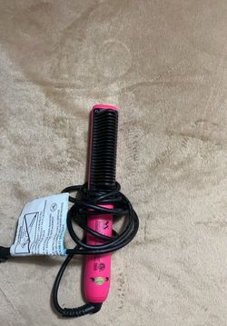 Straight ahead hair straightener