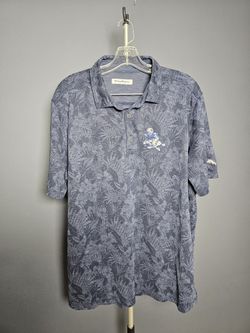 Men's XL Tommy Bahama Navy Dallas Cowboys Miramar Blooms Polo NWT