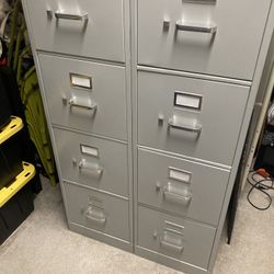 Two Filing Cabinets