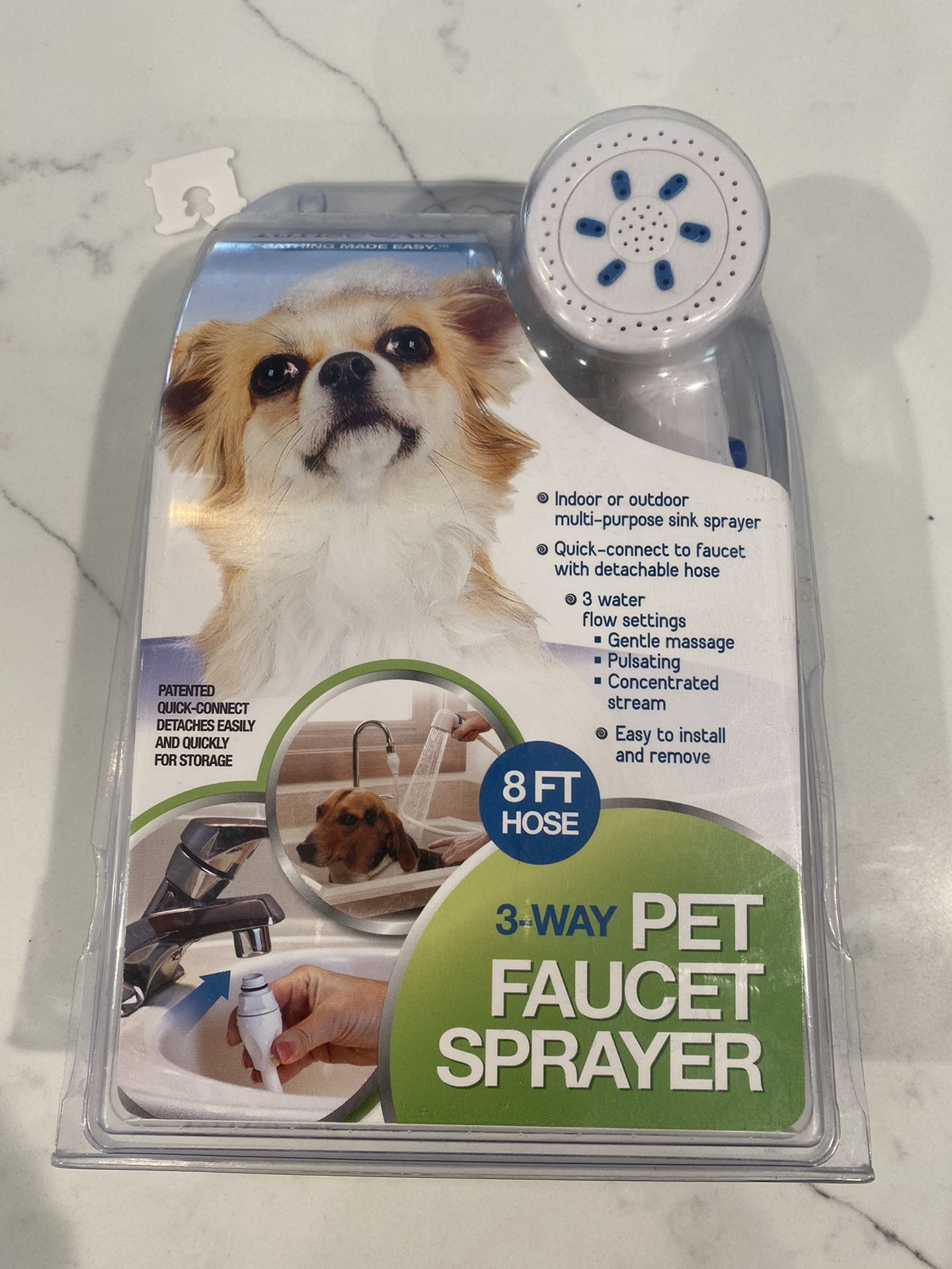 3-Way Pet Shower Sprayer 1ea