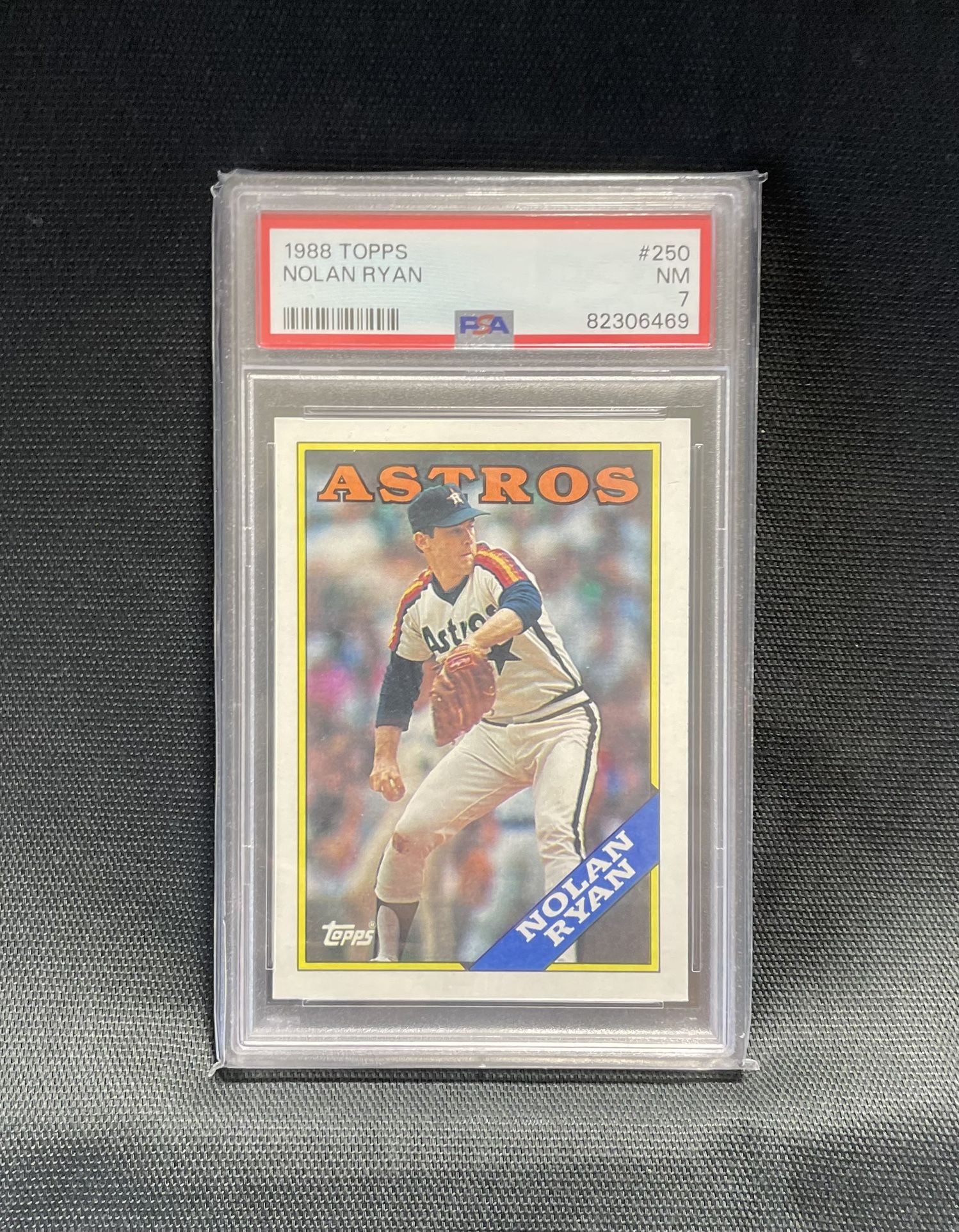 🔥⚾️ 1988 Topps Nolan Ryan #250 PSA 7 NM Houston ASTROS ⚾️🔥