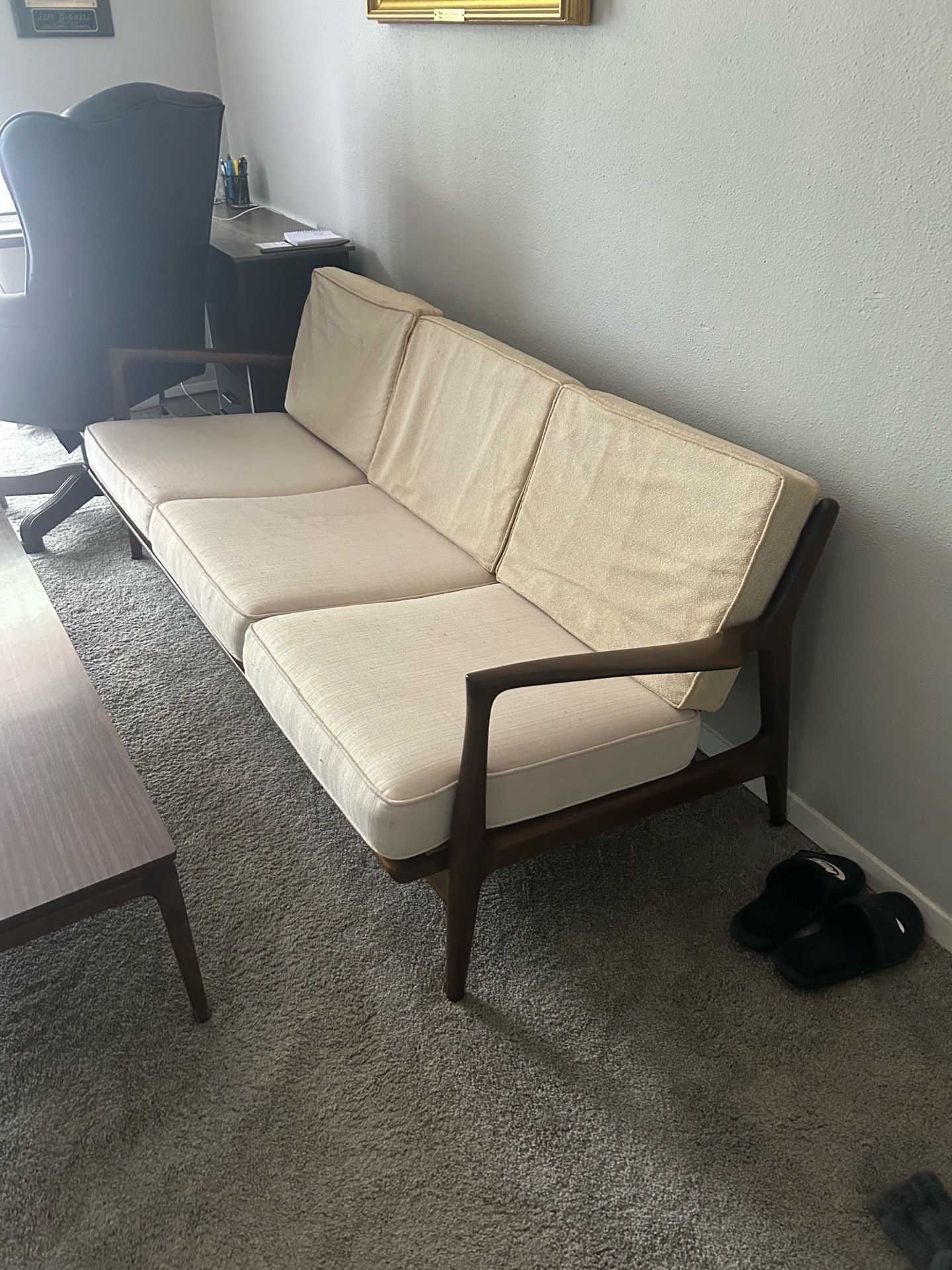 Couch, chair, table