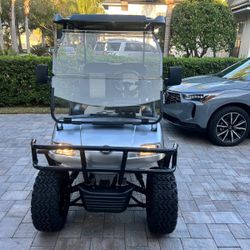 2022 Lifted Electric 4 Passenger Golf Cart – ONLY 70 MILES