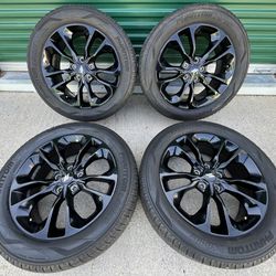 Black 20” RT Dodge Durango Sport Factory OEM Wheels Rims Tires 20 inch
