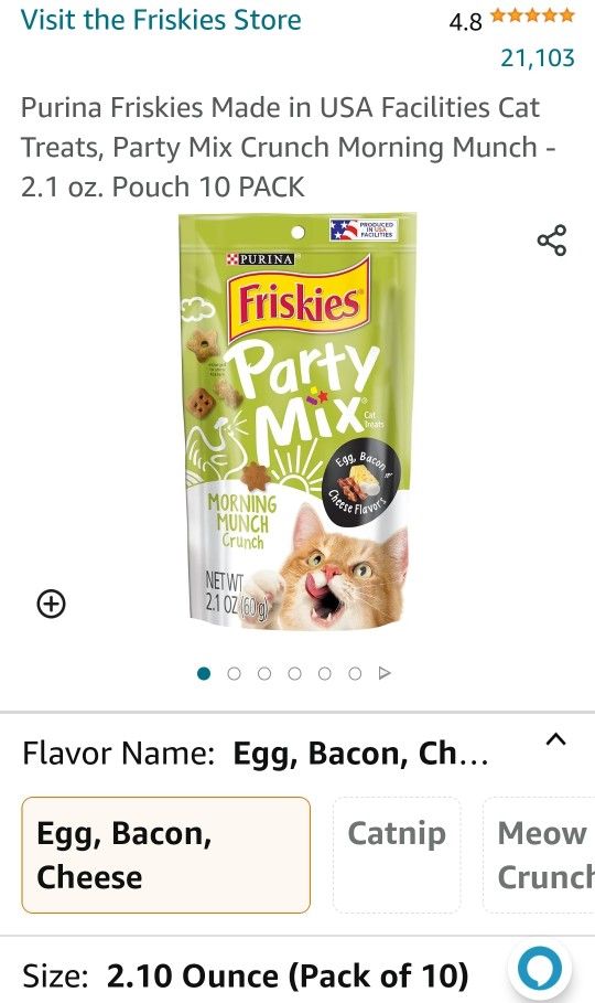 Cat Treats Box With 10 Bags