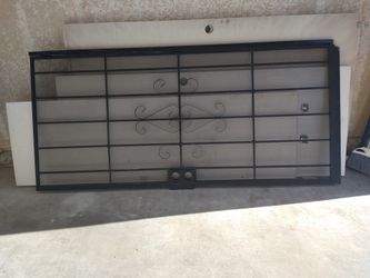 Steel security screen door