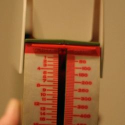Vintage Pink Green Small Diet Scale New Never Used-Cute!