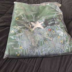 Spider Hoodie Large Green 100$
