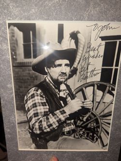 Autographed photo of Pat Buttram