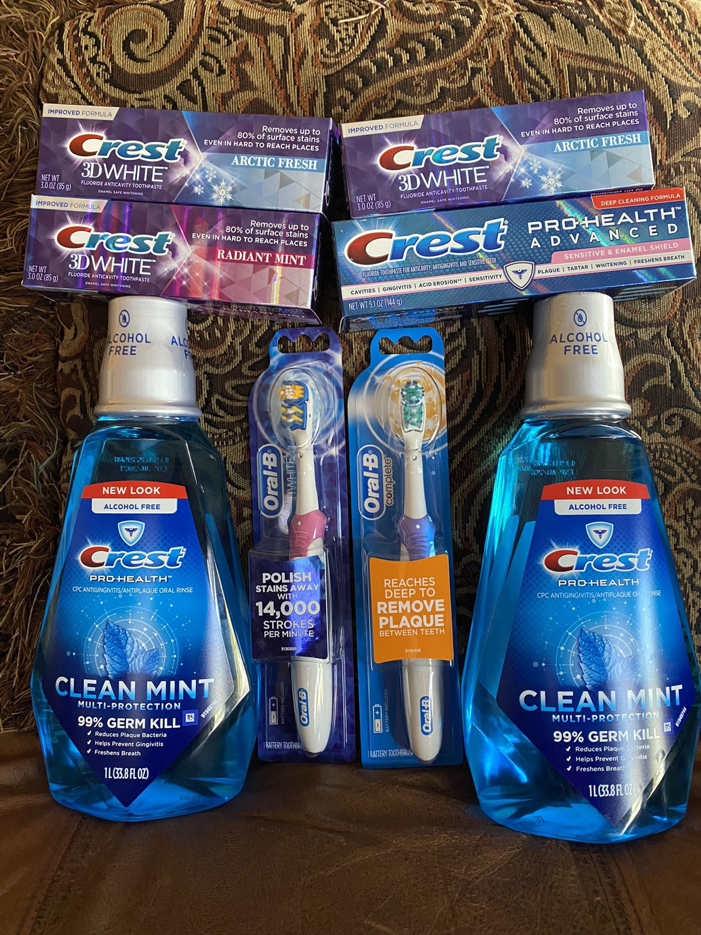Crest & oral b electric toothbrush bundle