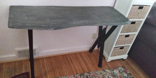 Modern Grey Wooden Table Stand