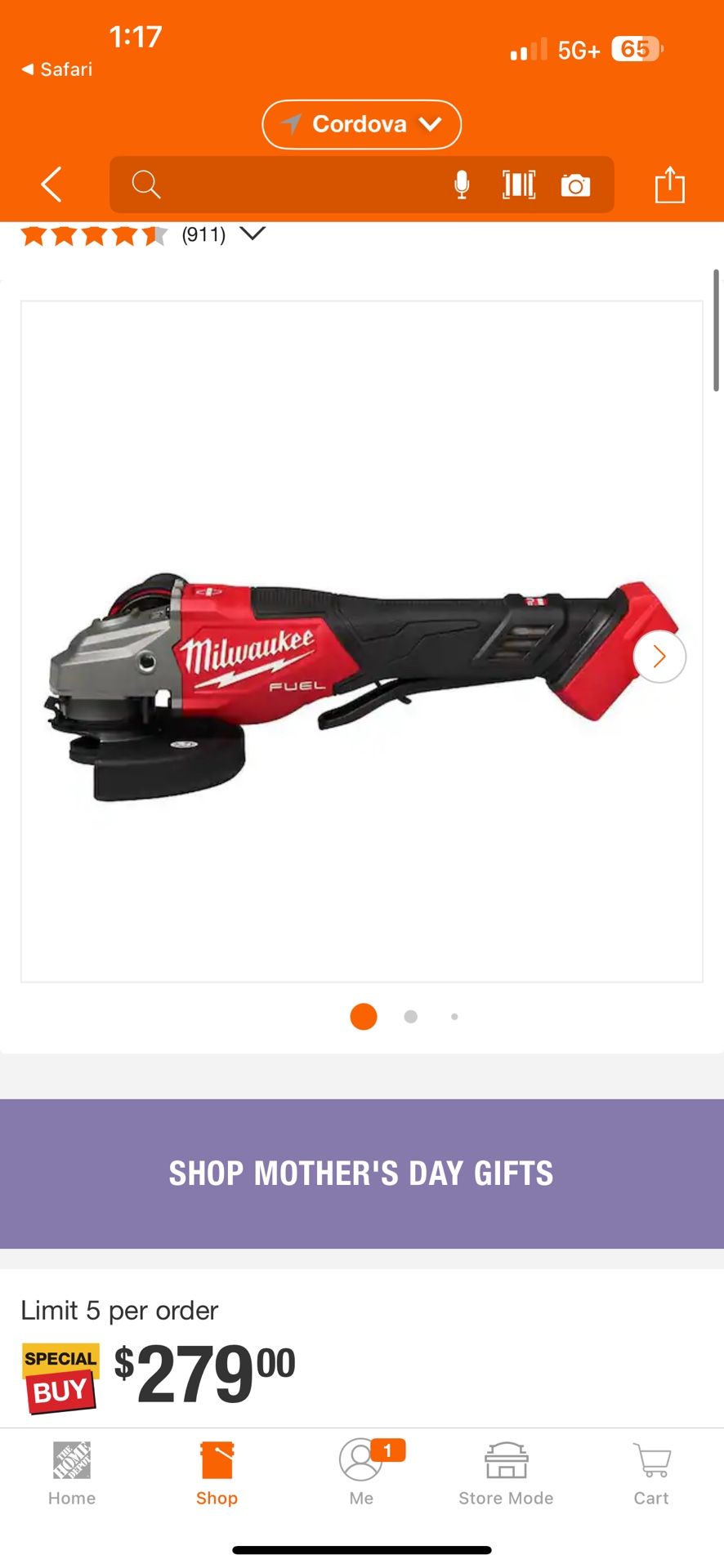 Milwaukee M18 FUEL 18-Volt Lithium-Ion Brushless Cordless 4-1/2 in./6 in. Braking Grinder with Paddle Switch (Tool-Only)