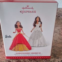 Hallmark Barbie Ornament Set