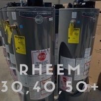 New Water Heater Rheem Gas