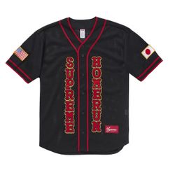 Supreme Baseball Homerun Jersey Red And Black