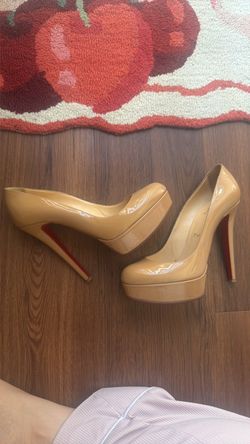 Nude Louboutin High Heels 7.5