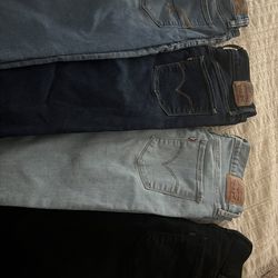 Levi & American eagle jeans For Women