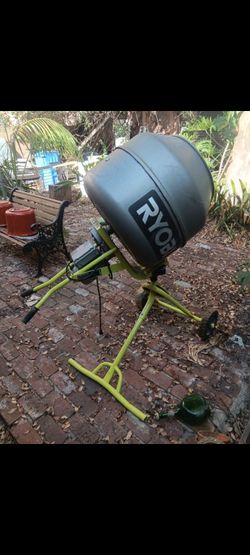 RYOBI 5.0 cu. ft. Portable Corded Concrete Mixer