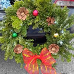 Fresh Handmade Christmas Wreaths For Sale