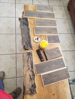 Hand made wood key holders or wall decor