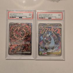 PSA 9-Oricorio and Mega Charizard sequential