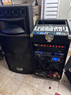 Gemini dj mixer and speaker system