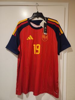 ADIDAS SPAIN SOCCER 26 HOME  JERSEY   LARGE