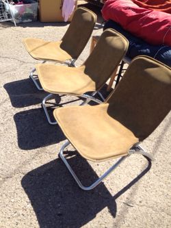 Vintage folding chairs