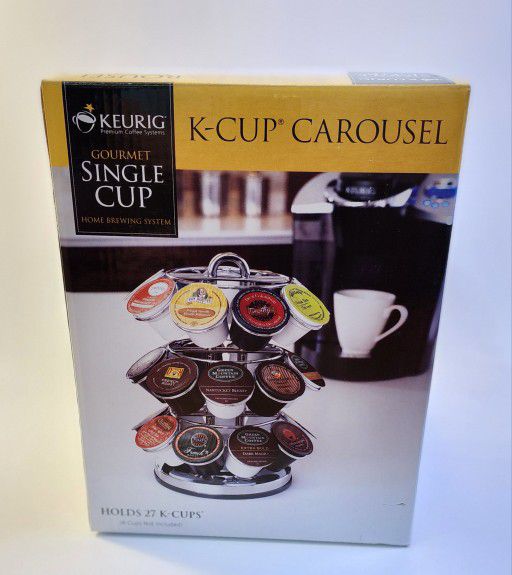 Keurig K-cup Countertop K-cup Storage Carousel. Rotating. 27 K-cup Holder