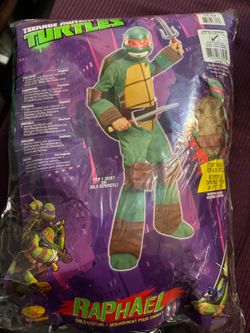 New!!!! Ninja turtles Deluxe Raphael Costume