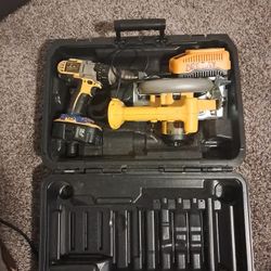 Dewalt Saw And Drill Set (Used)