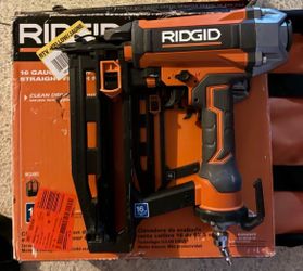 Rigid 16Gauge Straight Finish Nailer