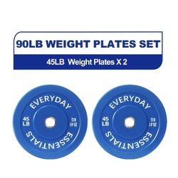 45 Lbs Weight Plate Set Color