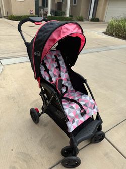 Cloud Sport Baby Stroller Pink and Black