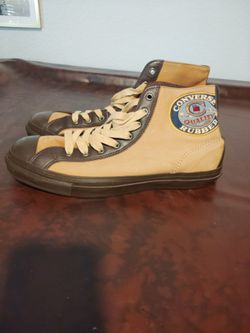 Suede and leather Converse