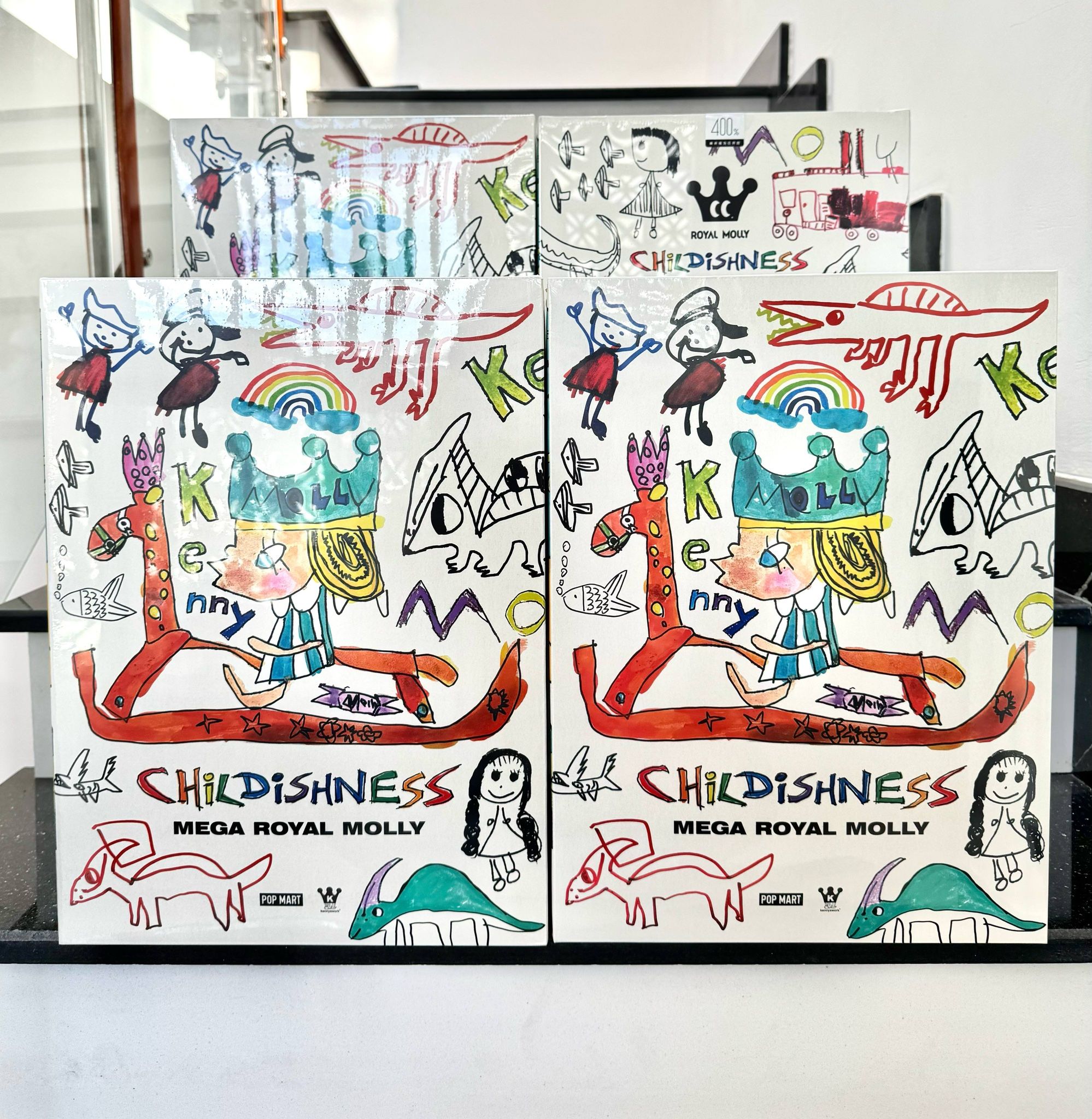 AUTHENTIC! POP MART MEGA ROYAL MOLLY 400% Childishness Sealed NEW Limited Ed