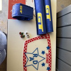 GT pad set RAD Race plate rat fink Iron Maiden valve caps