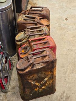 Old military cans