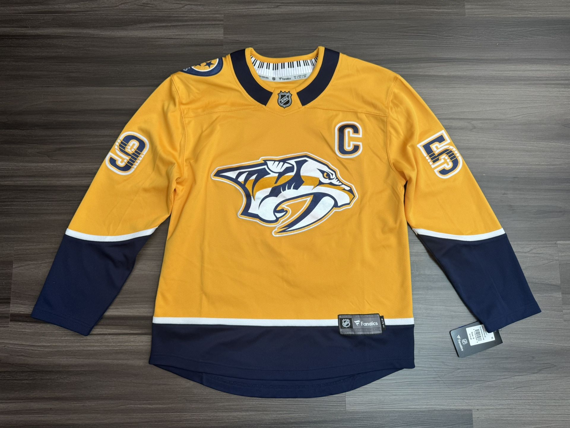Fanatics Nashville Predators ROMAN JOSI #59 Breakaway Jersey Men’s Small $175