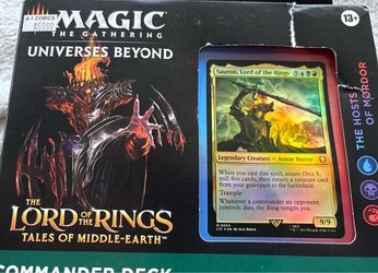 MTG Lord of the Rings: Tales of Middle Earth Commander Deck Hosts of Mordor